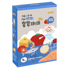 農純鄉 台灣公司貨 寶寶燉飯 番茄起司海鮮, 600g, 1盒