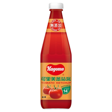 KAGOME 可果美 蕃茄醬，精選成熟番茄製作，醋作為天然防護，不含防腐劑, 700g, 1瓶