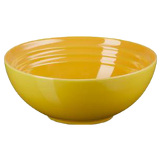 LE CREUSET 早餐穀片碗 16cm 芥末黃色，簡約設計，耐用易清洗, 芥末黃, 1個