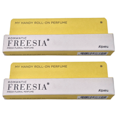A'pieu 隨身滾珠香水 FREESIA 小蒼蘭, 9.5ml 便攜式香水, 2個