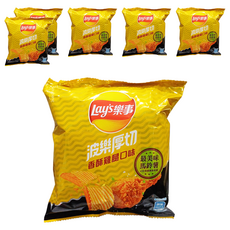 Lay's 樂事 波樂 香酥雞腿口味洋芋片, 17g, 6包
