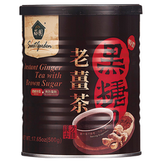 薌園 黑糖老薑茶, 即沖即溶, 冷熱皆宜, 500g, 1罐
