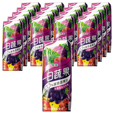波蜜 一日蔬果100%紫色蔬果汁，純蔬果汁，滿滿營養，隨時補充能量, 250ml, 18入