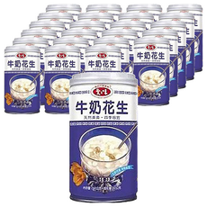 愛之味 牛奶花生禮盒, 340g, 24罐