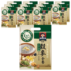 QUAKER 桂格 每日營養穀珍穀麥全餐 無添加糖 10包, 230g, 12袋