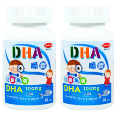 good Life 得意人生 兒童DHA 魚油嚼錠, 800mg, 60顆, 2罐
