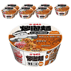 味丹 味味A 炒泡麵 爆香三杯風味 112g, 8入