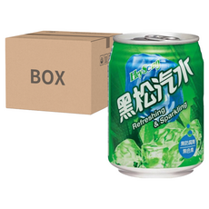黑松 汽水, 清新檸檬香氣, 氣泡爽口, 245ml x 24罐