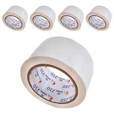 PVC手撕膠帶(白色), 60mm*27M, 5捲, 1組