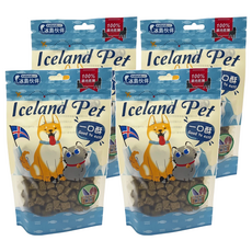 Icelandpet 冰島伙伴 全原肉乾鮮一口酥 小顆粒 4包, 100g, 白身魚+鯡魚塊, 白身魚 + 鯡魚塊