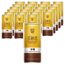貝納頌 拿鐵咖啡, 210ml, 24罐