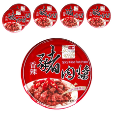 台糖 安心豚豬肉醬 香辣, 100%台糖豬肉, 160g, 6罐
