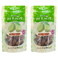 中寮鄉農會 酵素橄欖, 嚴選台灣本土橄欖, 古法製作, 無農藥、無防腐劑、無人工香料, 純素, 250g, 2包
