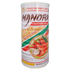 MANORA 瑪努拉 泰國蝦片, 90g, 1罐