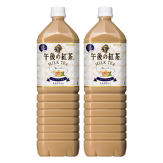 KIRIN 麒麟 午後紅茶 奶茶, 香醇濃郁, 溫潤療癒, 不甜膩, 1.5L, 2瓶