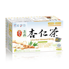 京工 蓮藕杏仁茶 10入, 減糖12%, 台灣傳統茶飲系列, 30g, 10包, 1盒
