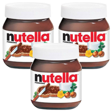 Nutella 能多益 榛果可可醬，750公克, 750g, 3罐