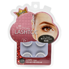 Lashtoc Season 2 免膠水重複黏貼假睫毛 Lovely Set 2對入, 1盒