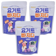 ibobomi 乳酸菌優格點心, 藍莓味, 含乳酸菌, 適合成人及幼童, 16g, 3包