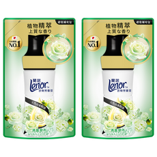 Lenor 蘭諾 衣物芳香豆 清晨草木 補充包, 2包, 440ml