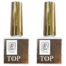 LADIES 香色 上層甲油膠, 8ml, 2罐
