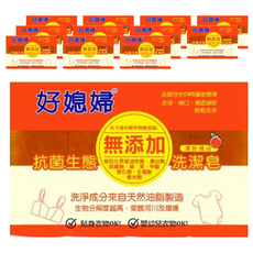 好媳婦 無添加抗菌生態洗潔皂（清新橘油）Set 4入, 520g, 12組