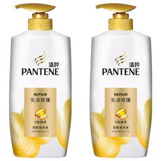 PANTENE 潘婷 乳液修護潤髮精華素, 如綢緞般觸感, 水潤保濕, 秀髮亮澤, ProV精華, 700g, 2瓶