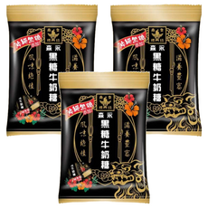 MORINAGA 森永 沖繩黑糖牛奶糖, 口味絕佳, 90g, 3袋
