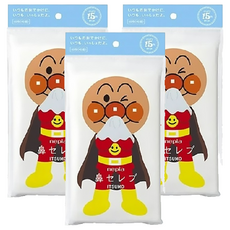 nepia 王子 麵包超人 雙保濕柔膚面紙, 100%原生紙漿, 食品級保濕成分 嬰兒油, 40組雙層, 40張, 3包