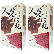展瑄 人蔘枸杞茶, 純天然植物成分 養氣補血 恢復活力 暖心又紓壓 沖泡包, 4.5g, 30入, 2盒