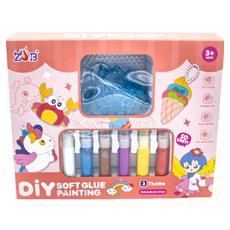 OhBabyLaugh 免烤膠畫組 海洋款 Set, DIY軟膠畫, 1盒