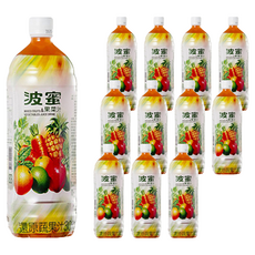 波蜜 果菜汁 寶特瓶 980毫升 12入, 980ml, 12瓶