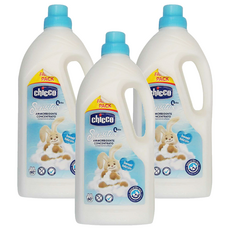 Chicco 超濃縮嬰兒衣物柔軟精, 1500ml, 家庭號包裝, 1.5L, 3瓶