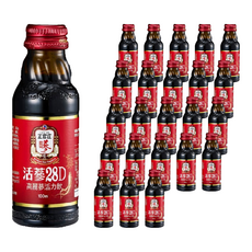 正官庄 活蔘28D 高麗蔘活力飲禮盒, 100ml, 8瓶, 3組