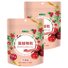 統一生機 蔓越莓乾, 100g, 2包