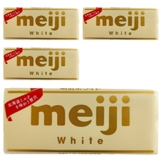 meiji 明治 白可可製品 片裝, 40g, 4個
