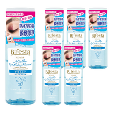 Bifesta 碧菲絲特 溫和即淨眼唇卸妝液, 防水眼唇適用，含維他命B和E，清爽保濕, 145ml, 6瓶