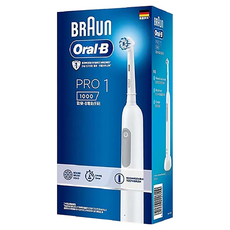 Oral-B 歐樂B 3D電動牙刷, PRO1, 簡約白, 1盒