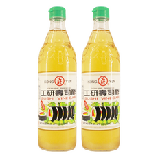 工研壽司醋 600ml, 全素或純素, 台灣製造, 2瓶