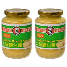 CHEF'S CHOICE 美味大師 強蒜味大蒜麵包醬, 470g, 2罐