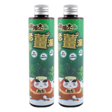 DAWOKO 木酢達人 檜木暖心老薑湯，促進血液循環，舒緩放鬆，含檜木精油, 200g, 2瓶