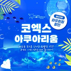 [서울/삼성] [7/12 골드박스] 코엑스 아쿠아리움 1인 입장권 특가