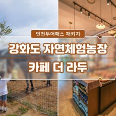 [인천투어패스] 인천투어패스 단독상품 강화도자연체험농장&카페더라두PKG