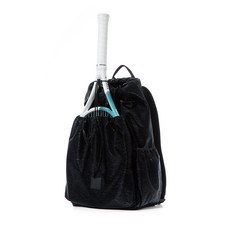 러브포티 테니스가방 LOVEFORTY GLOSSY RACKET BACKPACK BLACK, 블랙, 1개