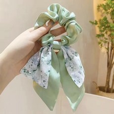 플라워 리본 대장 헤어링 여자 여름 묶음 머리끈 리본 머리끈 머리끈 고급감 머리꽃 머리장식 머리장식