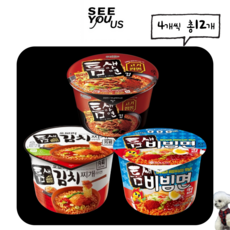 [GS25 유어스] 틈새오모리 틈새고기짬뽕 틈새비빔면 3종 4개씩