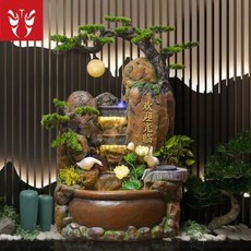 조경석 돌확 장식품 가산석마 유수분수 장식 거실 수재 풍수륜 정원 발코니 착지 어지, 09 금수산하 트럼펫