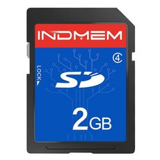 INDMEM SD 카드 2GB 고속 클래스 4 2GB 플래시 메모리 카드 MLC 표준 보안 디지털 카드 카메라 카드, INDMEM SD 카드 2GB, 고속 클래스 4 2GB, 1개