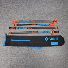 SKILL / 스키 폴 백/ 폴가방/일반스키폴 5개 보관가능/길이조절 가능
