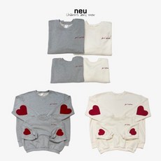 (맘커플룩 강추)neu 노이 하트빵mtm